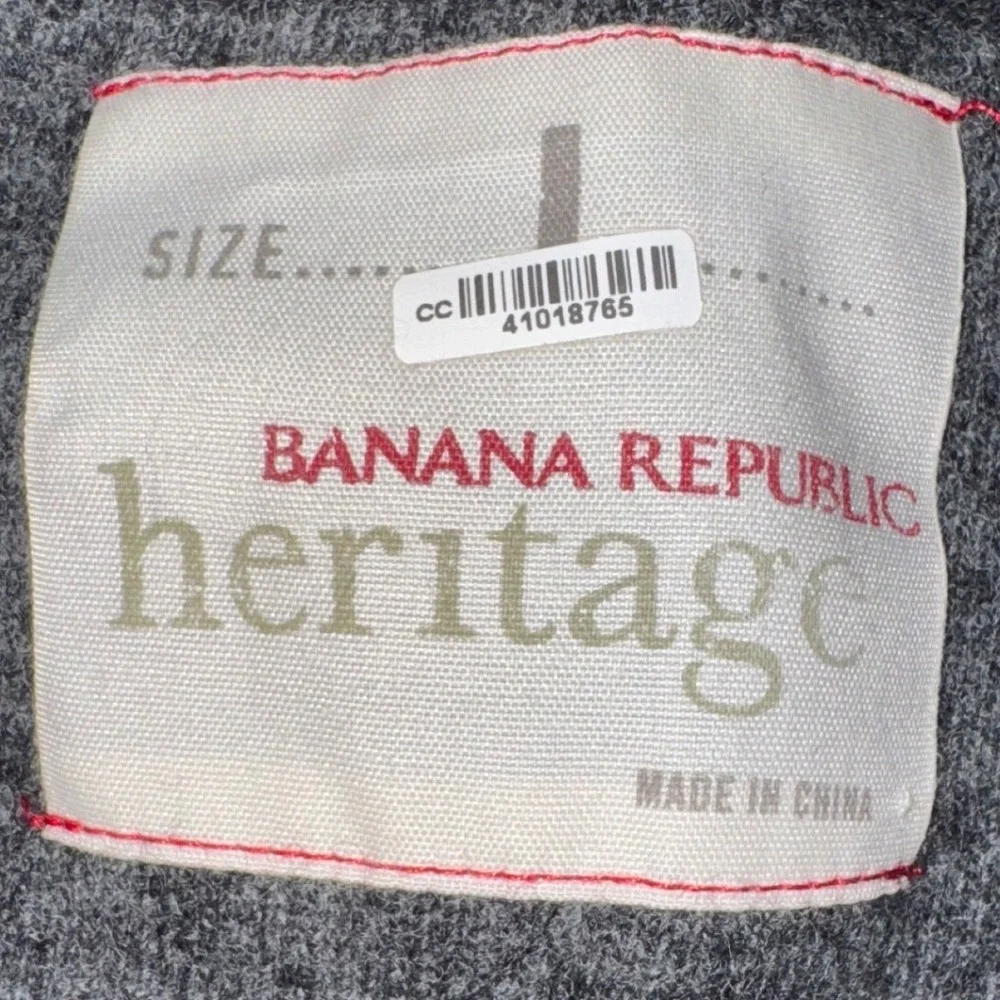 Banana Republic‎ Heritage Red Wool V Neck Long Sleeve Sweater Men's Size L